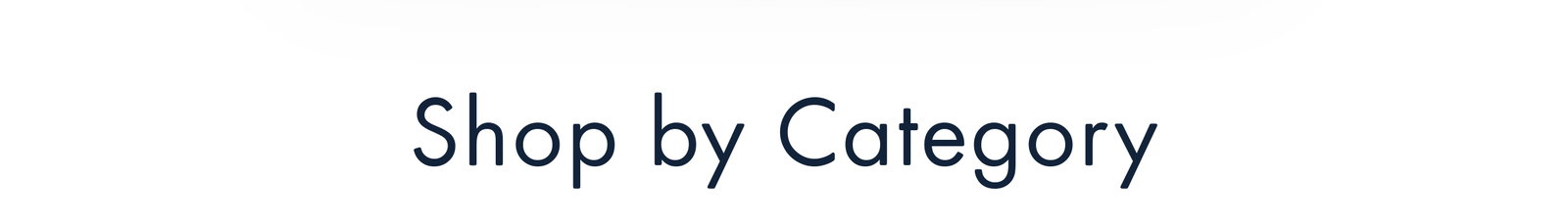 Shop by Category