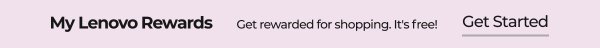 My Lenovo Rewards