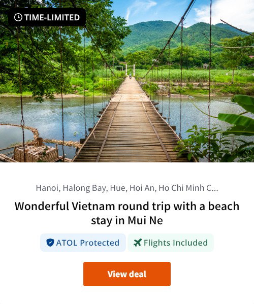 Wonderful Vietnam round trip with a beach stay in Mui Ne