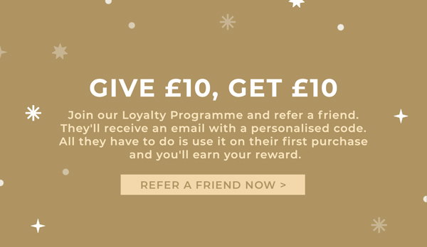 Filofax Club: Give £10, get £10. Join our Loyalty Programme and refer a friend. They’ll receive an email with a personalised code. All they have to do is use it on their first purchase and you’ll receive your code. Refer a friend