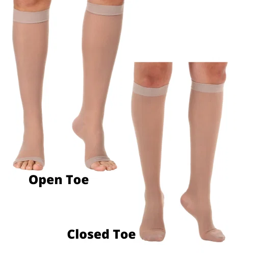 Absolute Support™ Sheer Compression Knee Highs, Medium Graduated Support 15-20mmHg