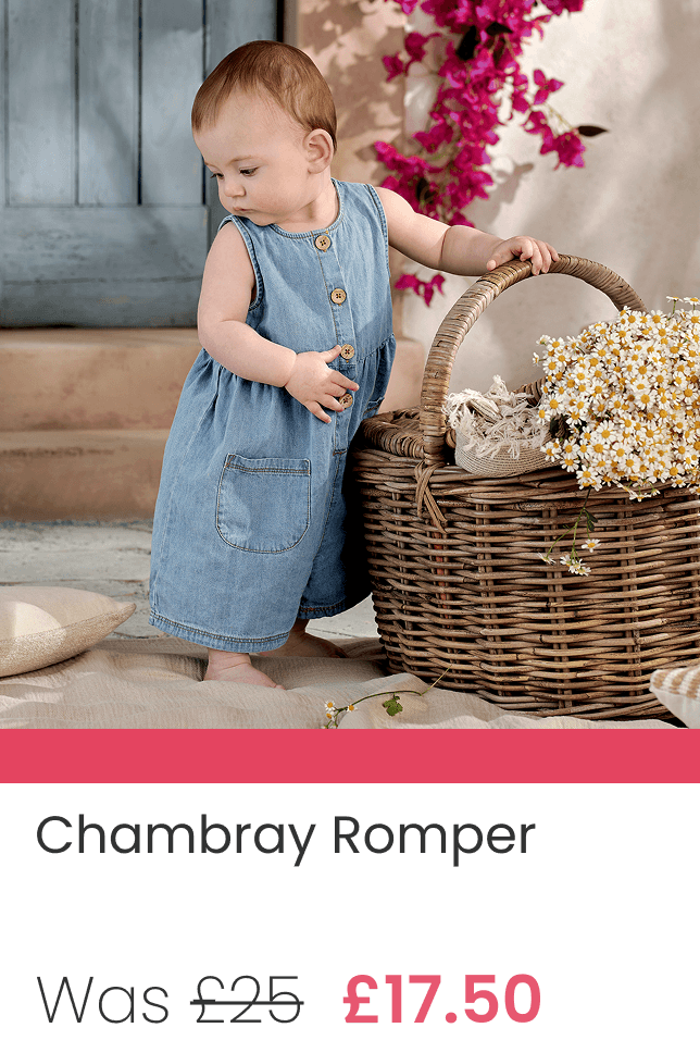 Chambray romper - was £25 now £17.50