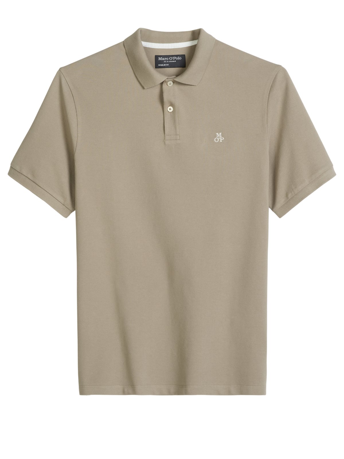 Piqué-Poloshirt aus Bio-Baumwolle mit Label-Stickerei, Regular Fit