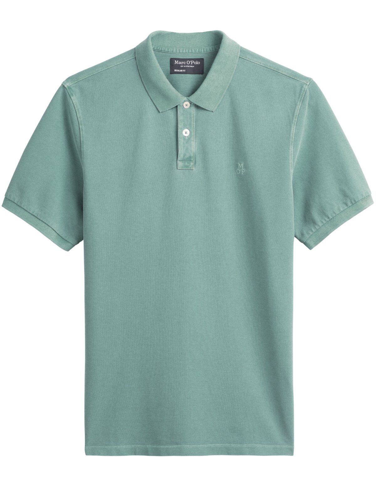 Garment Dyed gefärbtes Piqué-Poloshirt, Regular Fit