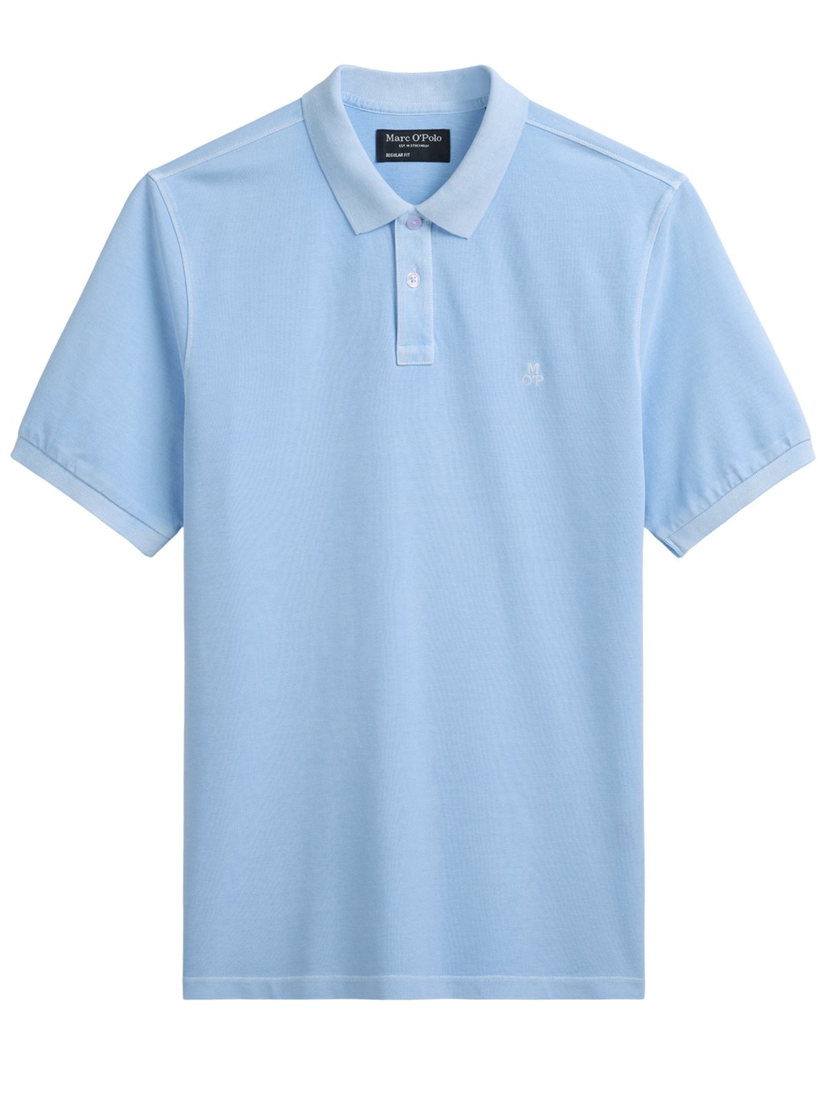 Garment Dyed gefärbtes Piqué-Poloshirt, Regular Fit