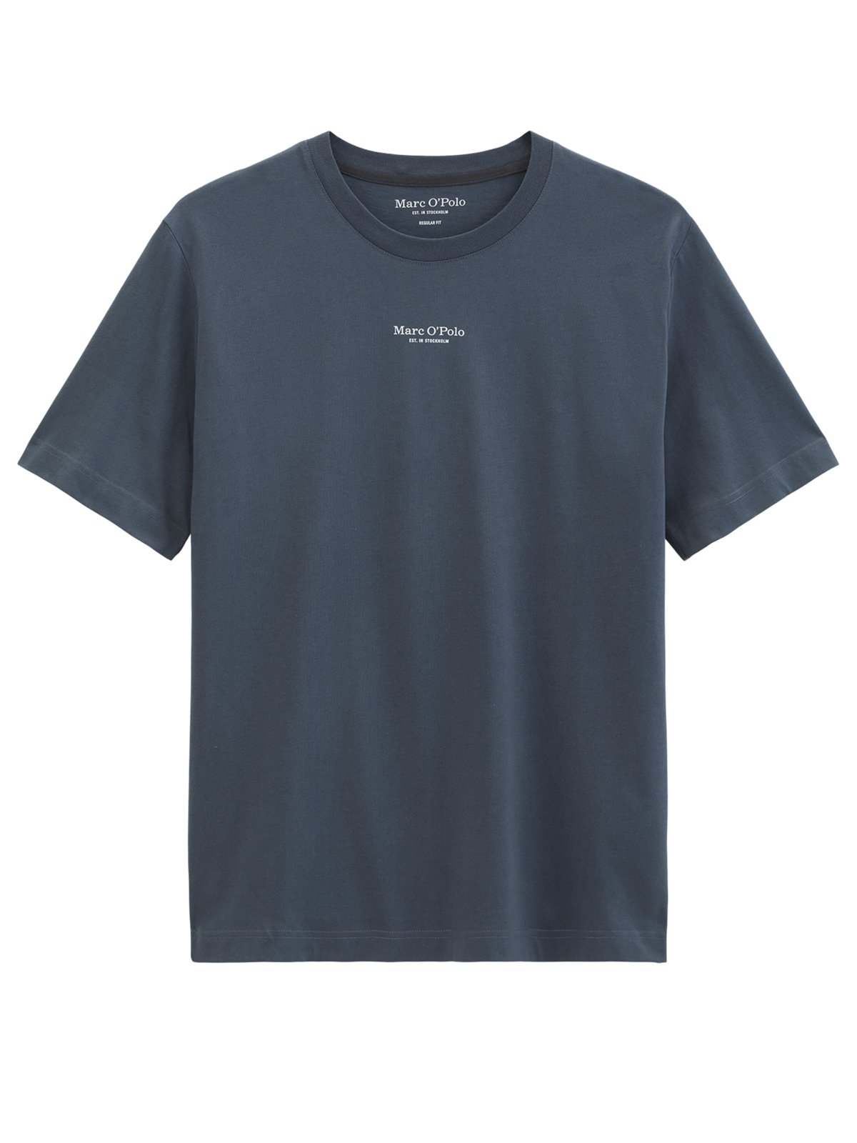 T-Shirt aus Bio-Baumwolle mit Label-Print, Regular Fit