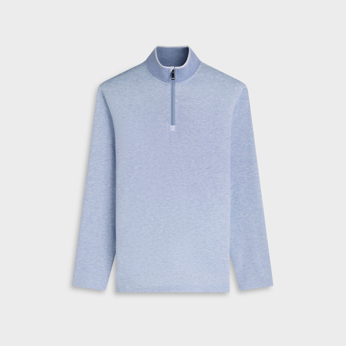 Performance Houndstooth Quarter-Zip Mock Neck Pullover