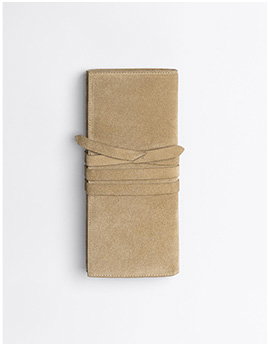 Bridle Suede Pochette Clutch