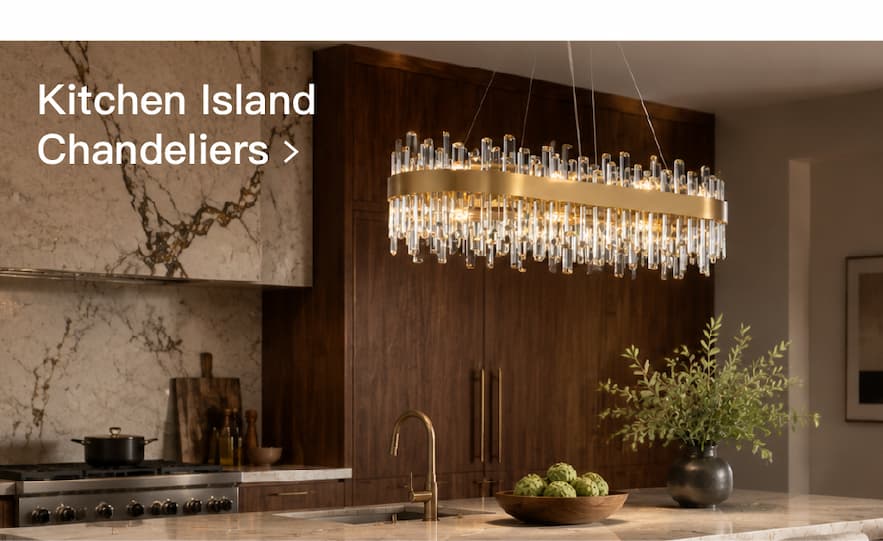 Chandeliers - Kitchen Island