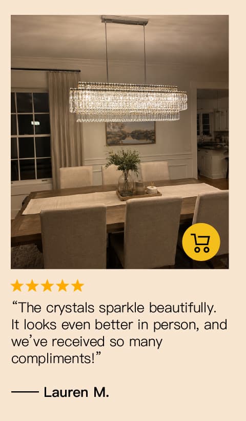 Stellar Grand Linear Silver Multi-Faceted K9 Crystal Chandelier