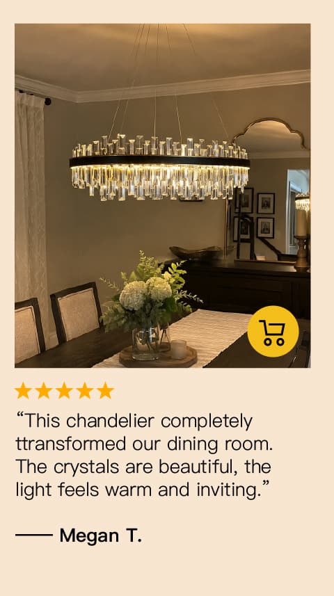 Luxury Rectangular Black Crystal Chandelier