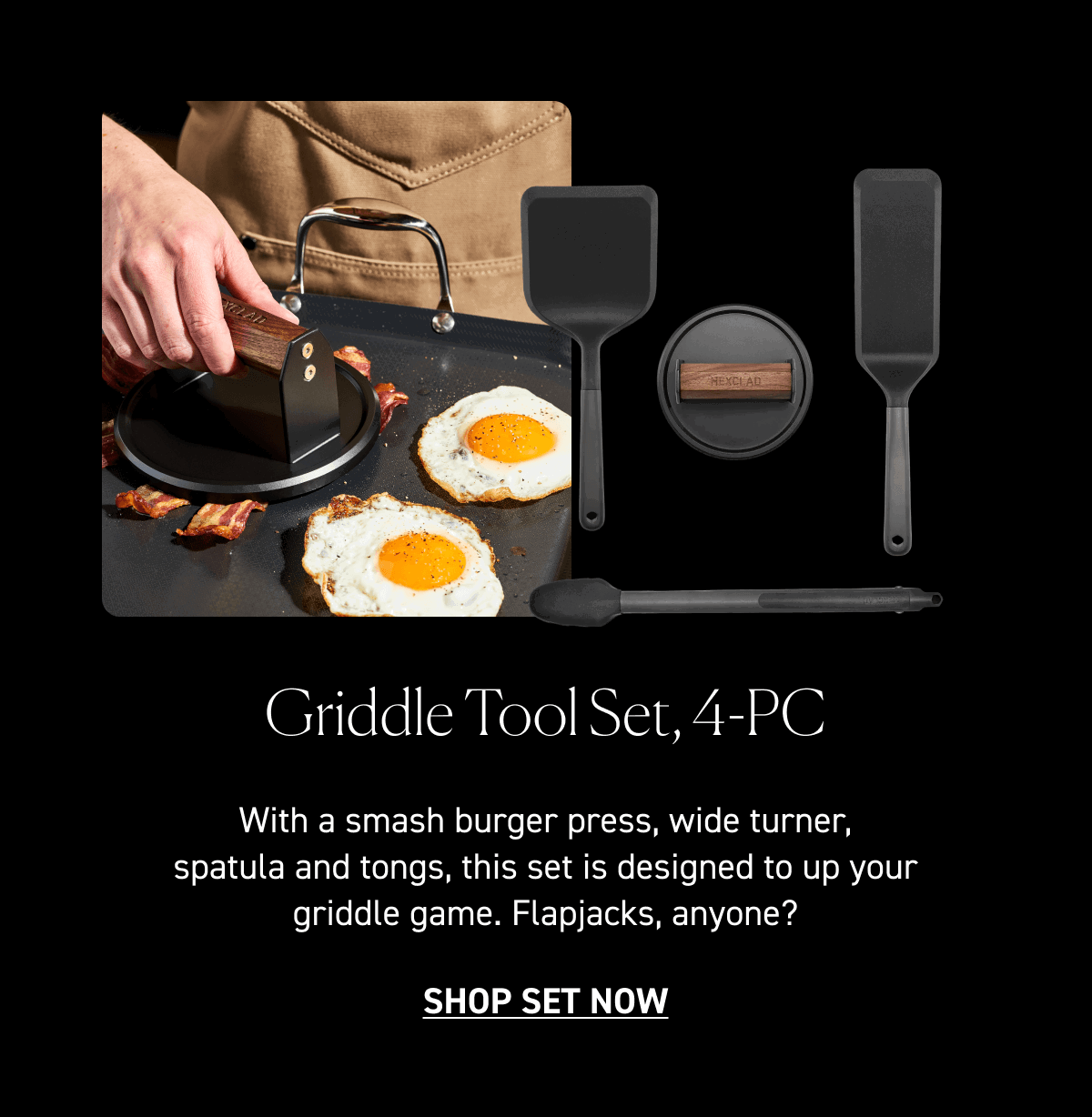 Griddle Tool Set, 4-PC [Shop Now]
