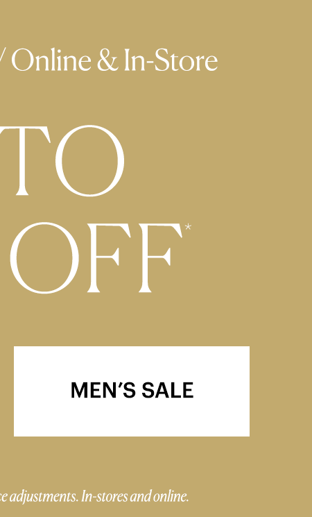 Semi-Annual Sale - Up to 60% Off. Shop Men's Sale.