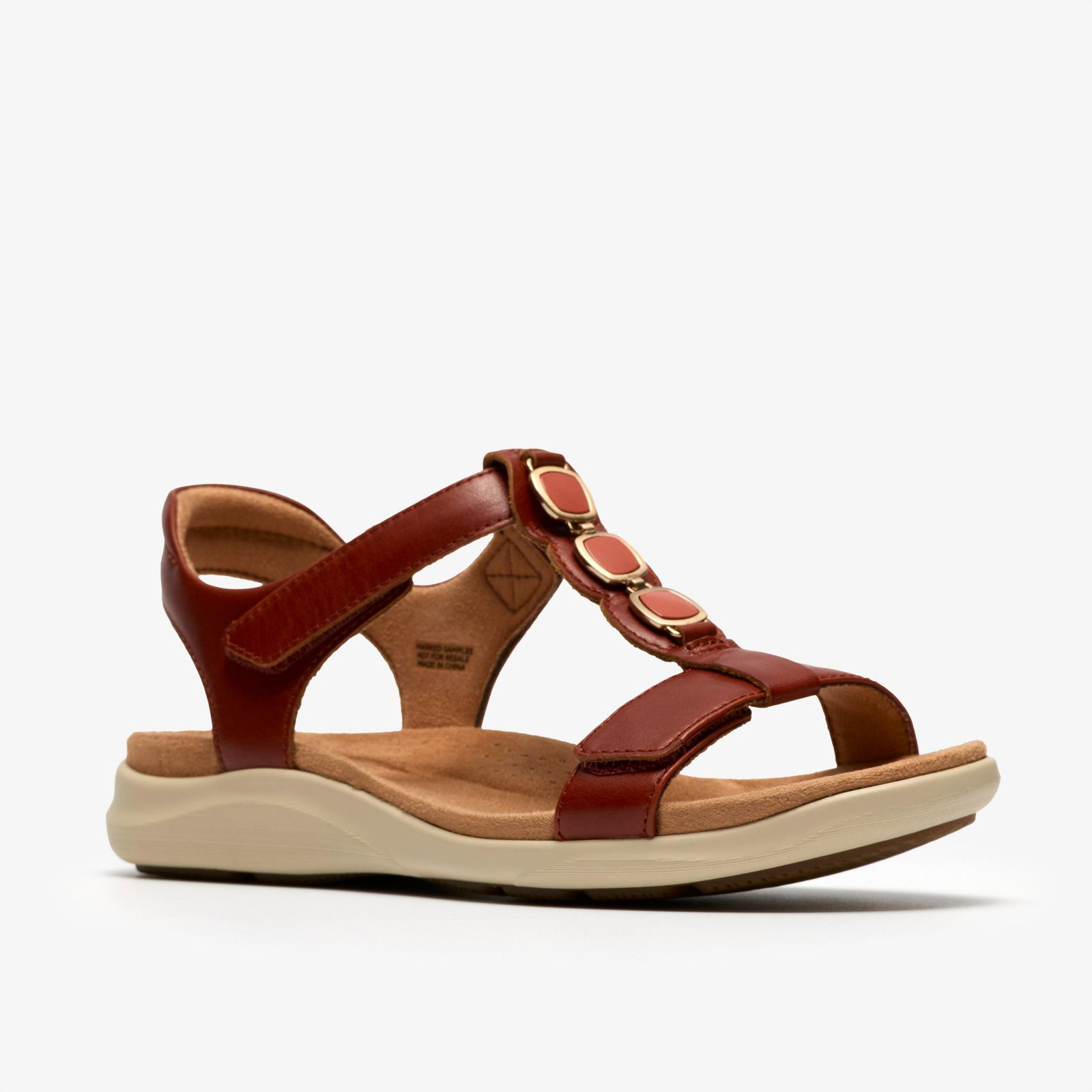 Shop Kitly Gem Burnt Orange Leather