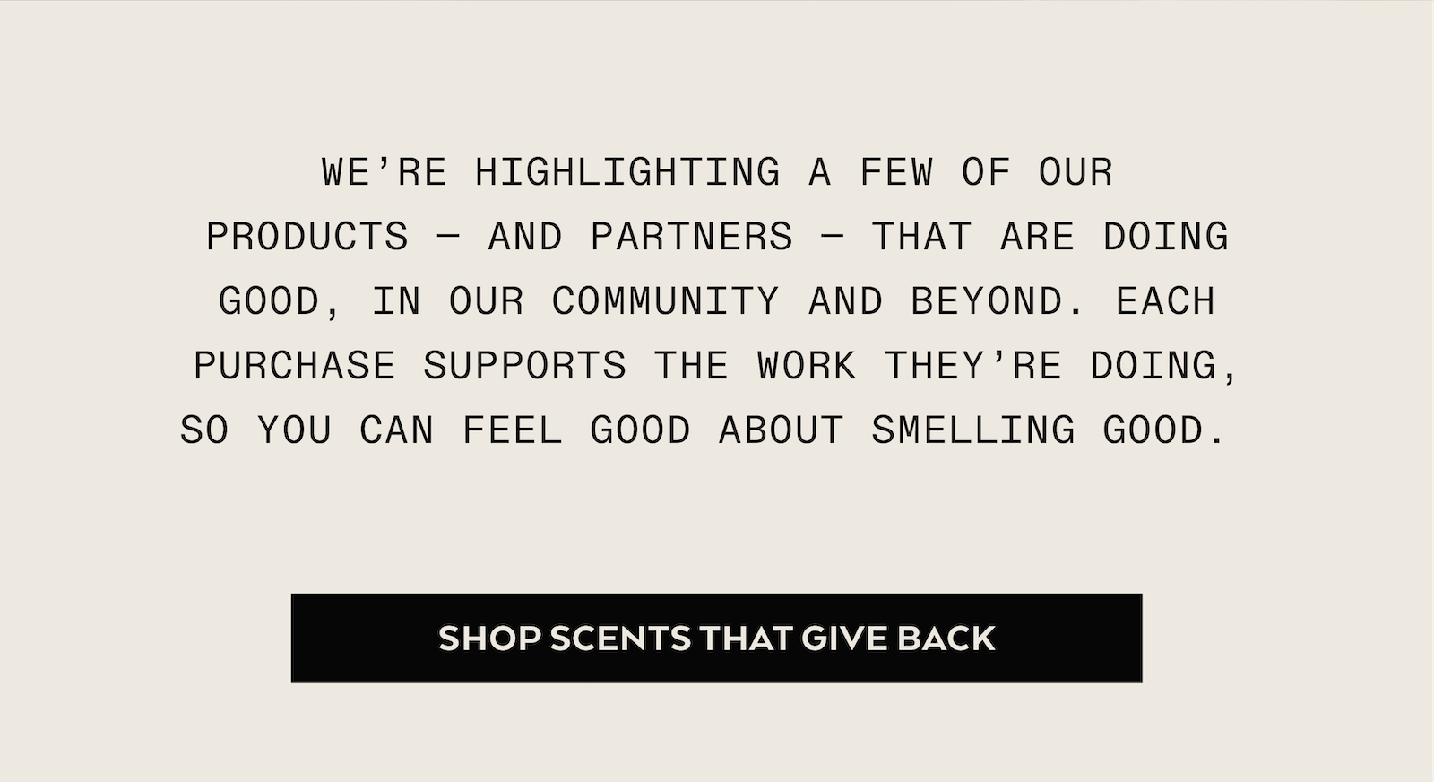 shop scents that give back>