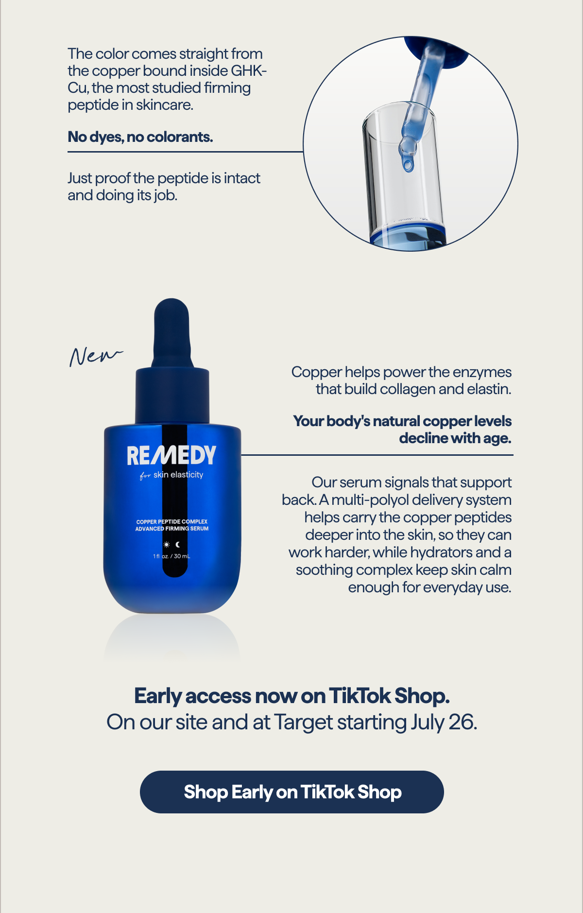 Copper Peptide Serum - Early Access on TikTok