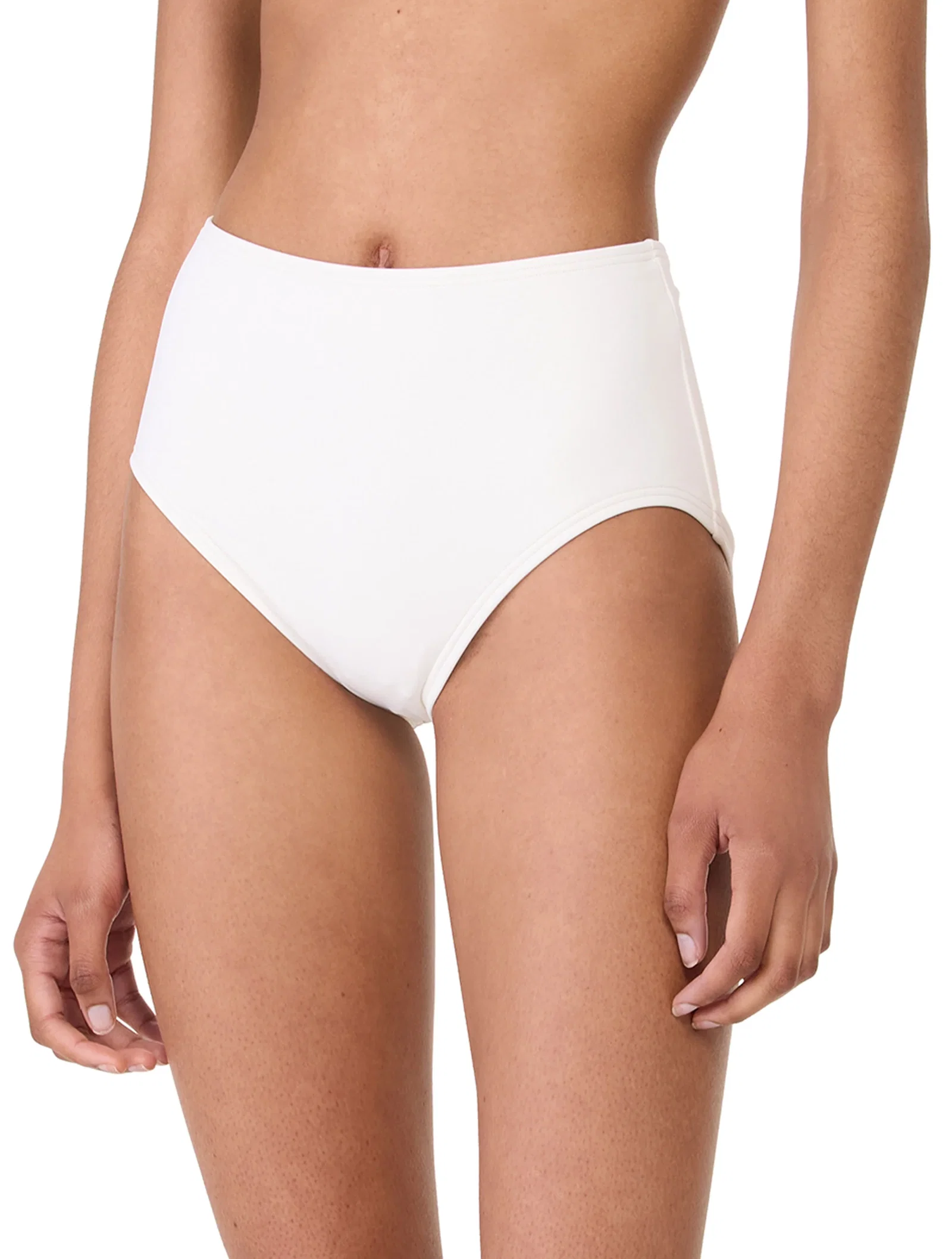 Image of Kate Spade High Waist Bikini Bottom - Rosette Solids