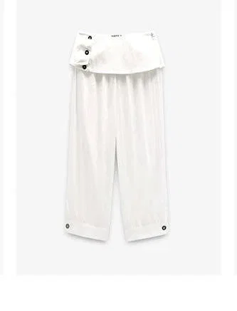 Cropped trousers balloon style