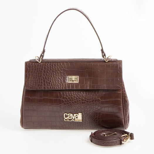 Chocolate Elisabetta Shoulder Bag