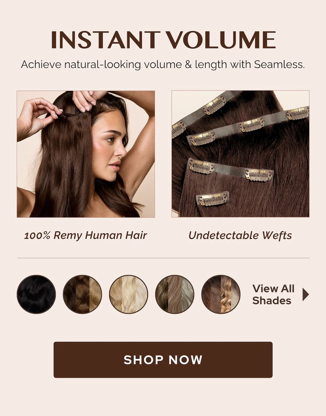 Seamless volume