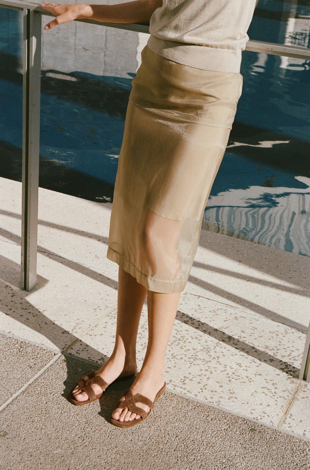 The MX Sandal in Saddle Suede