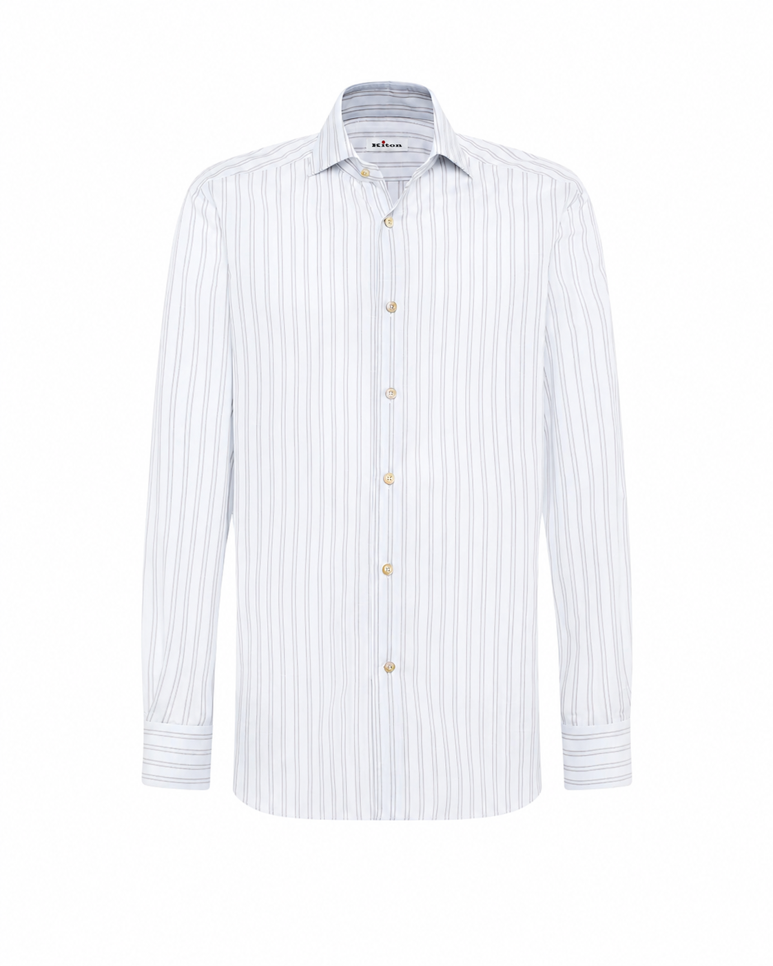 COTTON AND LINEN STRIPED SHIRT 
