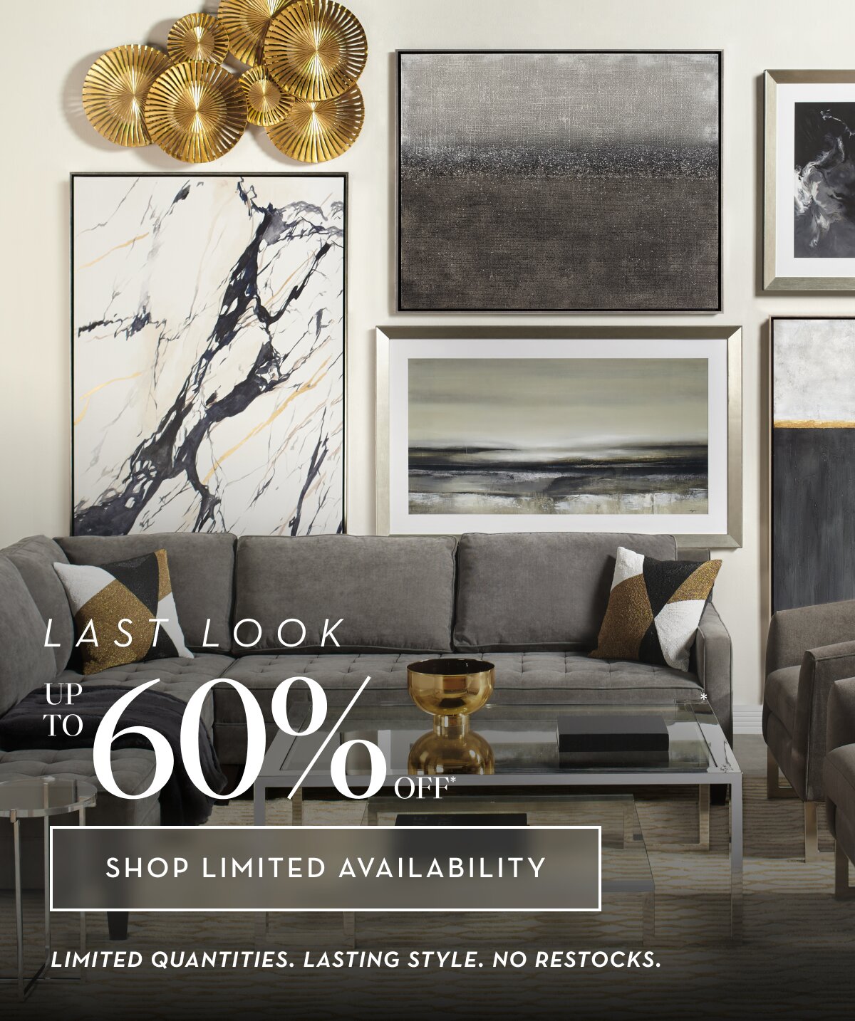 Last look, Up tp 60% off