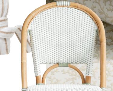 Riviera Rattan Counter Stools - Sage