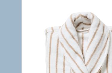 Sonoma Stripe Turkish Cotton Bathrobe