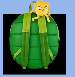 Finn the Human Novelty Backpack with Mini Jake Plush - Adventure Time