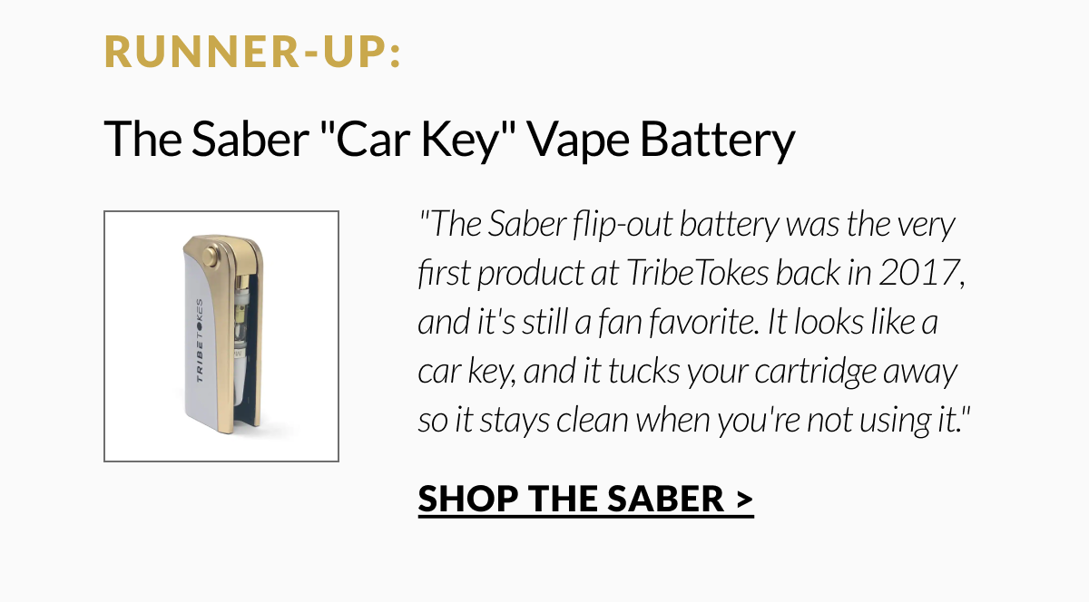 The Saber "Car Key" Vape Battery