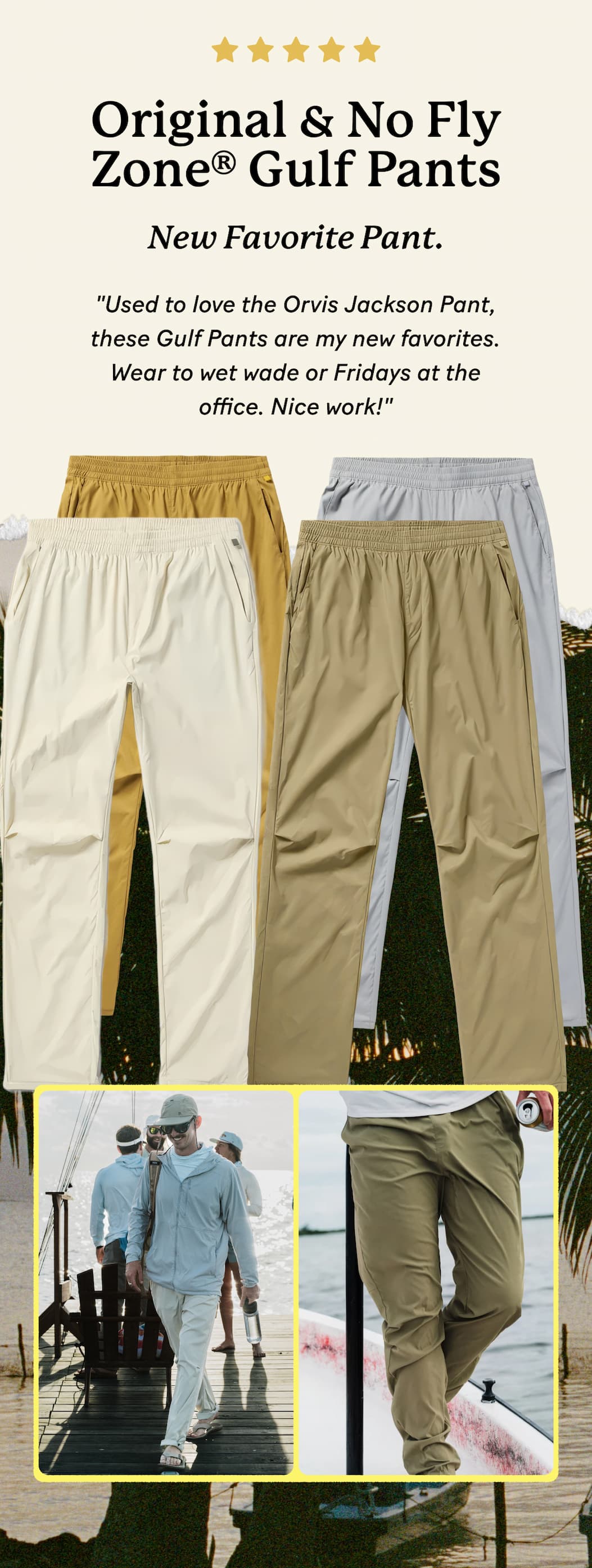Original & No Fly Zone® Gulf Pants