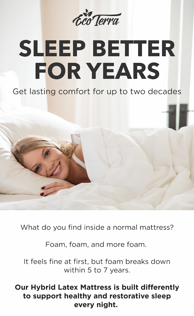 SLEEP BETTER FOR YEARS