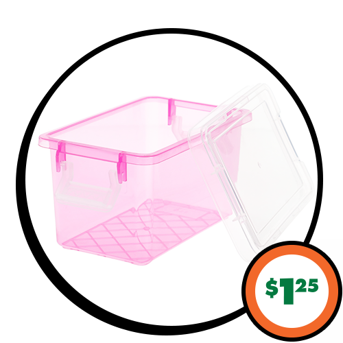 $1.25 Tall Organizers With Locks