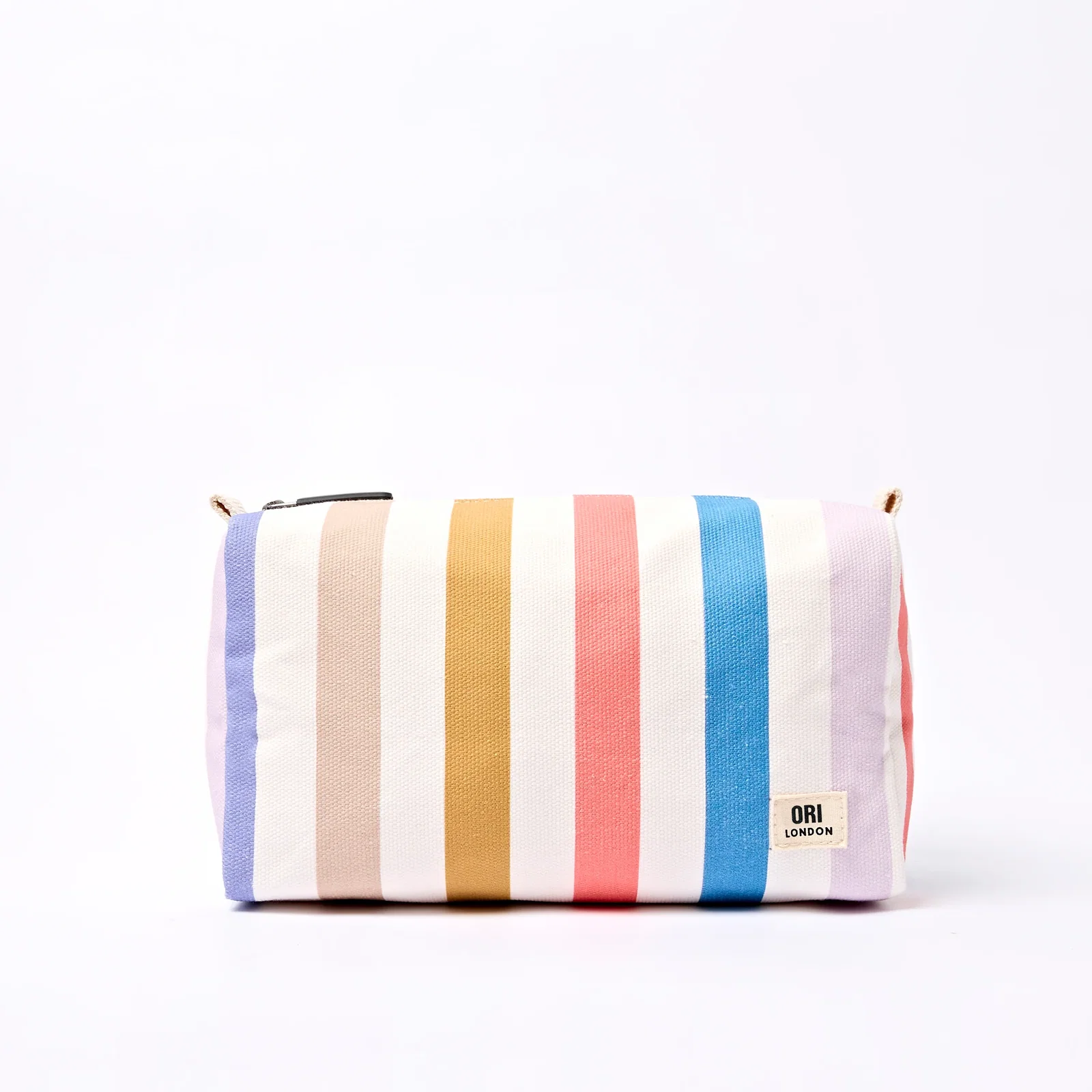Image of Mayfair Wash Bag in Pastel Multi Stripe
