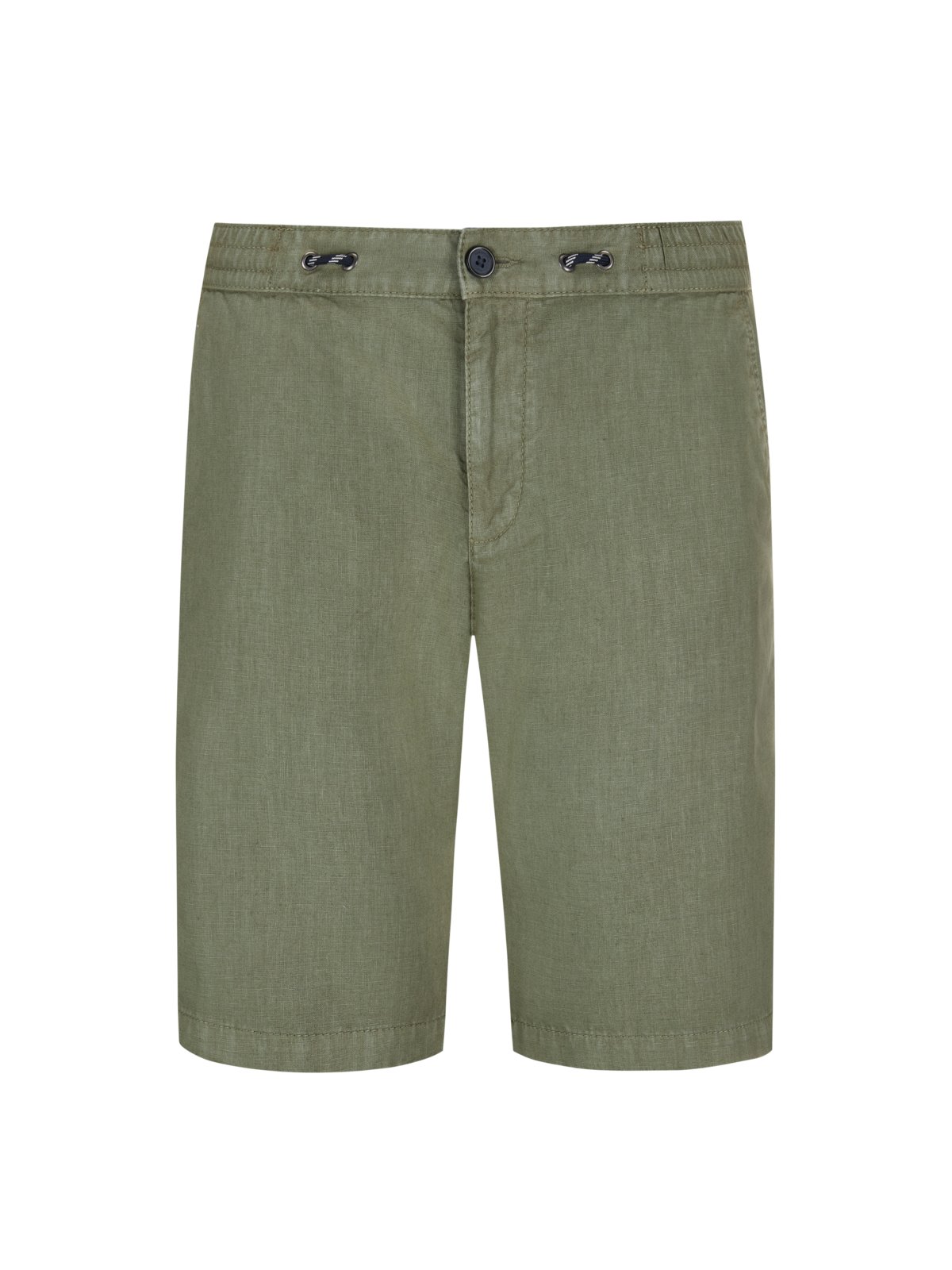 Lightweight shorts made from a linen-cotton blend