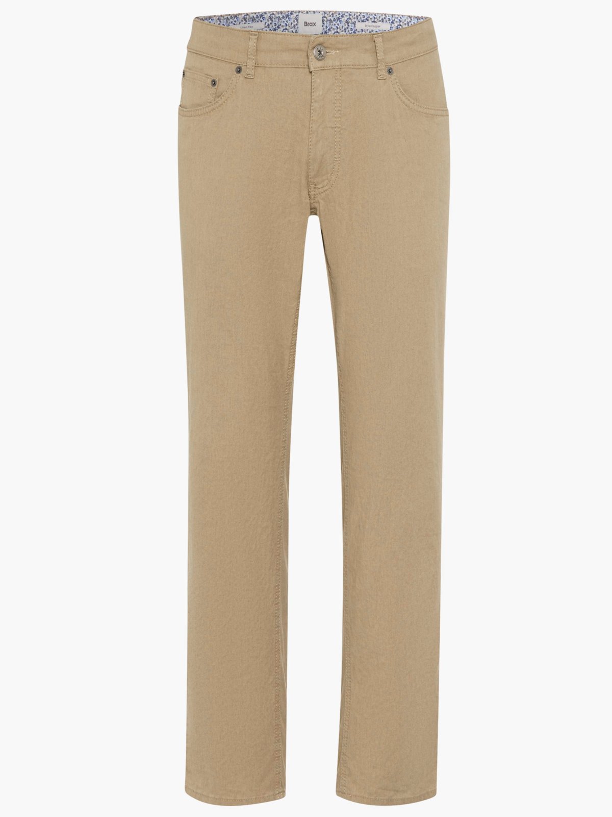 5-Pocket linen trousers Cadiz with cotton and stretch, Modern Fit