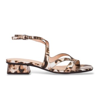 Sandalias de Piel Caliza 02 beige
