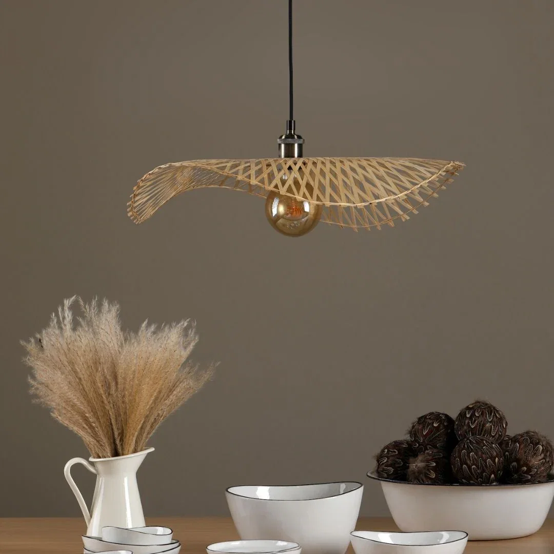 Image of Deja Easy Fit Rattan Ceiling Shade