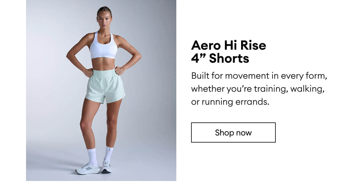 Aero Hi Rise 4” Shorts | Shop now 