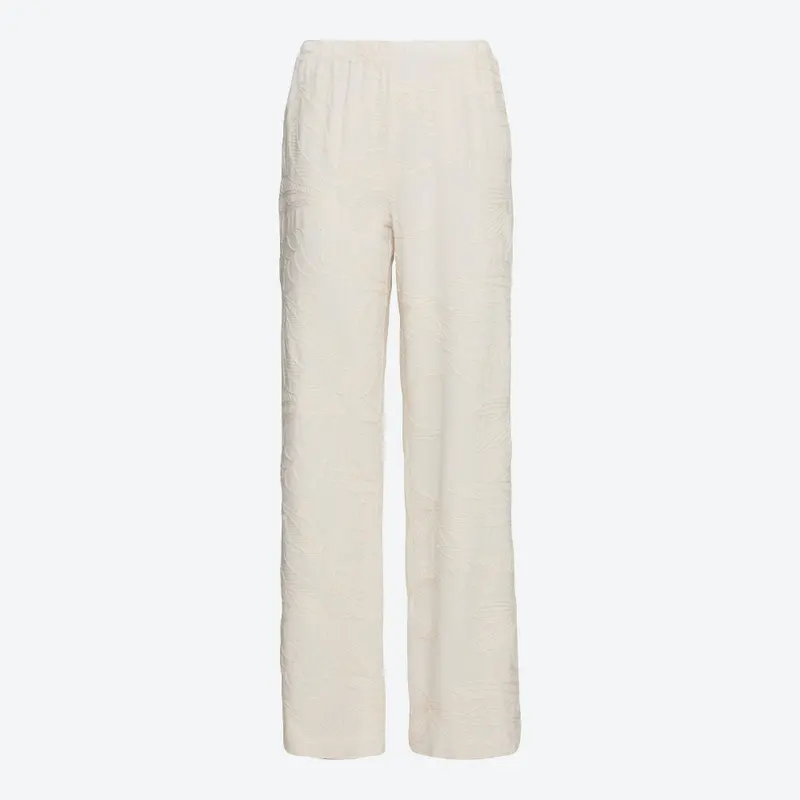 Damen-Hose mit Lochstickerei