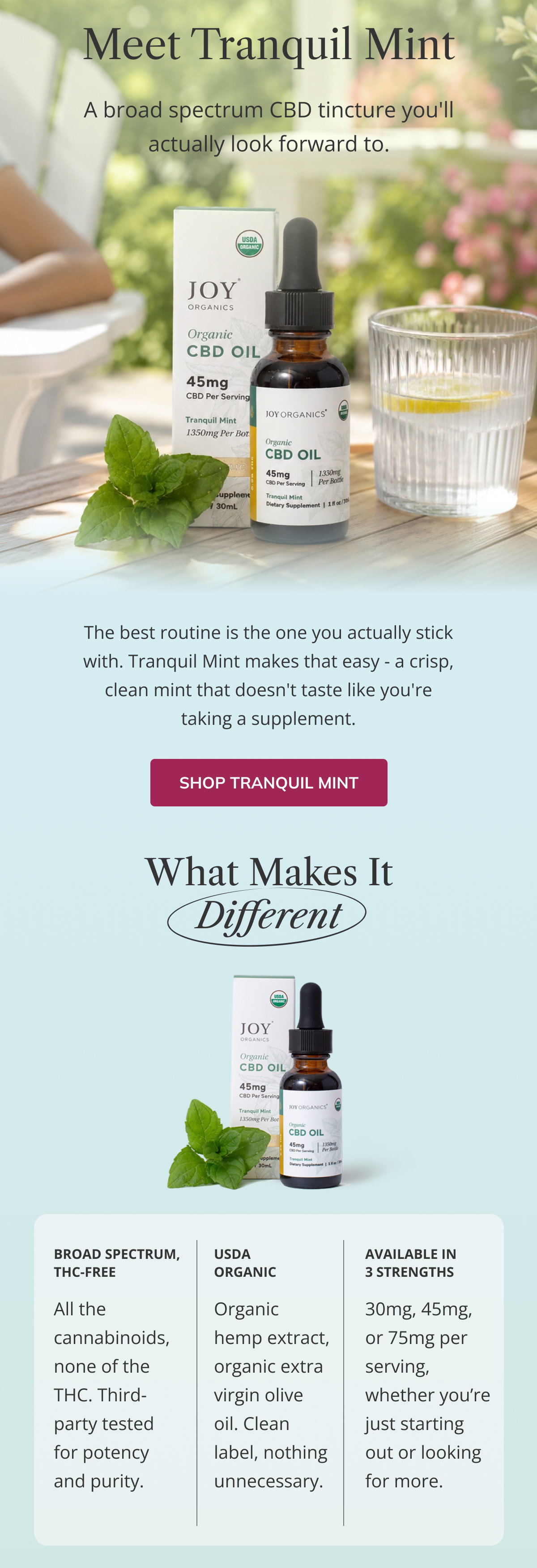 Meet Tranquil Mint
