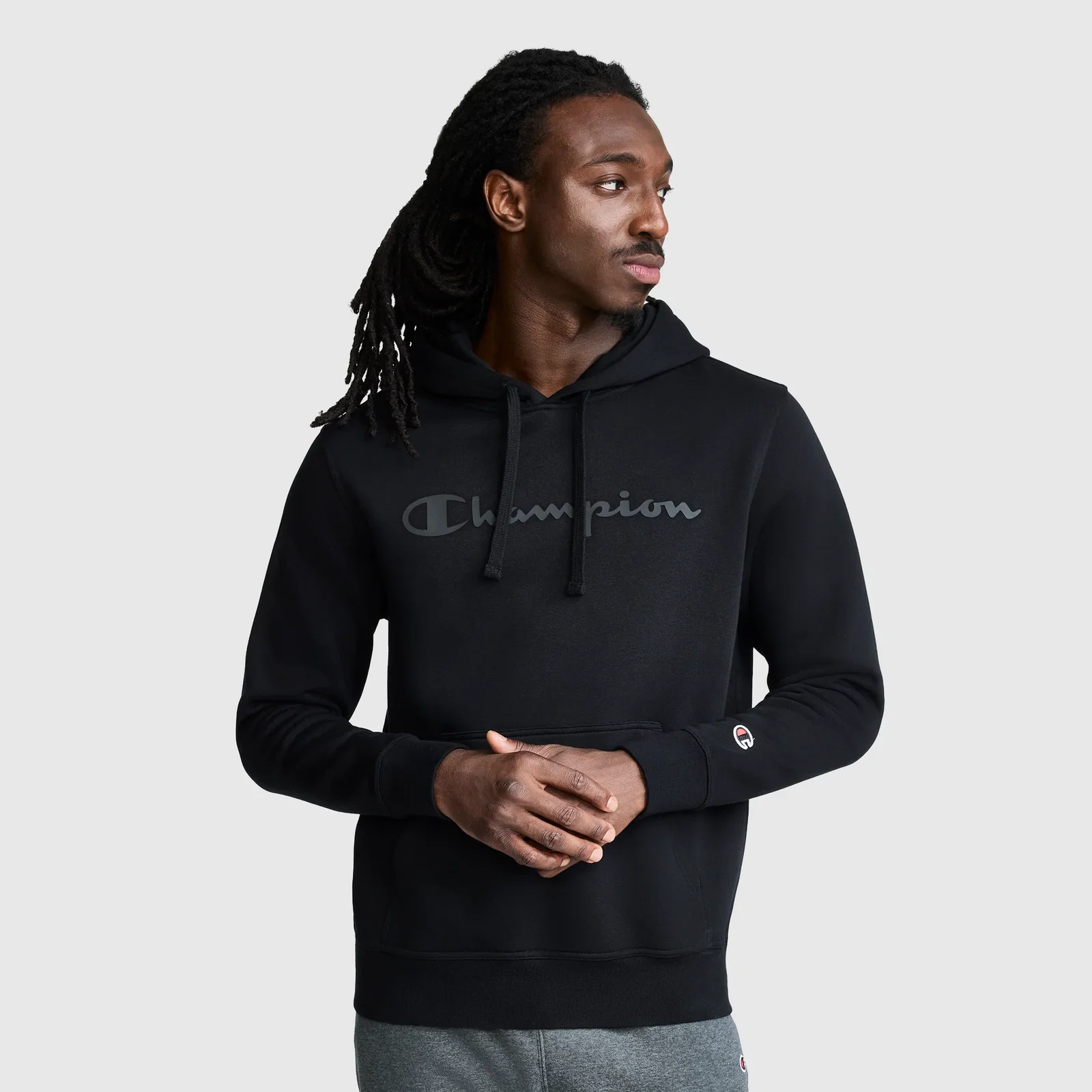 Image of Powerblend Hoodie, Tonal Script Logo