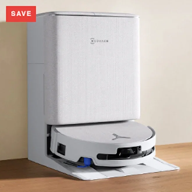 Ecovacs Deebot T90 Pro Omni Robot Vacuum Cleaner & Mop with Auto-Empty Station