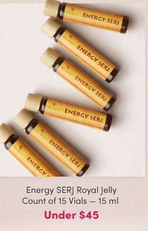 BeeAlive | Under $45 | Energy SERJ Royal Jelly Count of 15 Vials – 15 ml