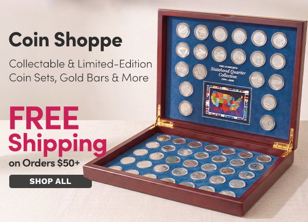 Coin Shoppe | FREE Shipping on Orders $50+