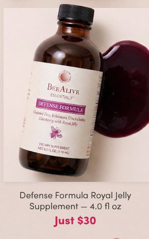 BeeAlive | Just $30 | Defense Formula Royal Jelly Supplement – 4.0 fl oz