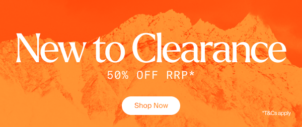 New to Clearance. 50% off RRP*