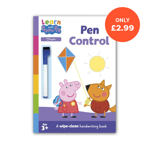 Learn with Peppa: Pen Control wipe-clean activity book