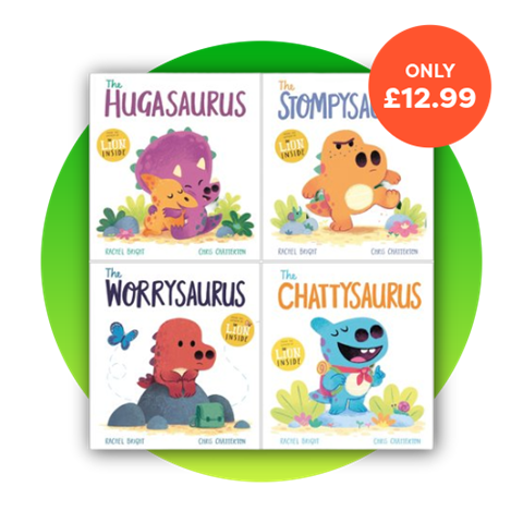 Rachel Bright Dino Feelings 4 Book Set